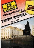 Szilágyi Szabolcs - Varsói krónika 1979-1981