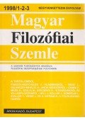 Áron László,Kendeffy Gábor,Mezei Balázs - Magyar Filozófiai Szemle 1998/1-2-3.