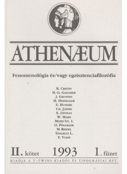 Bacsó Béla - Athenaeum 1993 II/1 Bacsó Béla - Athenaeum 1993 II/1, Budapest 1993 antikvár könyv