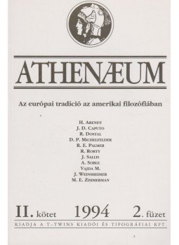 Bacsó Béla - Athenaeum 1994 II/2, Budapest 1994 antikvár könyv