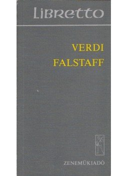 Verdi - Falstaff Verdi - Falstaff, Budapest 1980 antikvár könyv