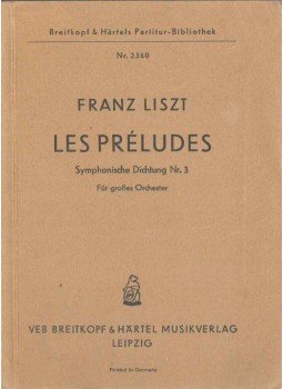 Liszt, Franz - Les Préludes, Leipzig 0 antikvár könyv