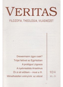 Takács János - Veritas 1992/4 Takács János - Veritas 1992/4, Budapest 1992 antikvár könyv