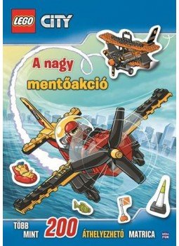 . - Lego City - A nagy mentőakció - matricás foglalkoztató, null 2017 antikvár könyv