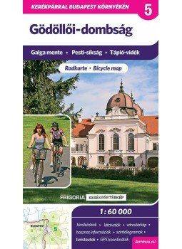  - Gödöllői-dombság kerékpáros térkép, null 2017 antikvár könyv