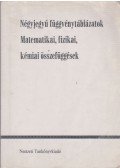 Hack Frigyes,Kugler Sándorné,Tóth Géza - Négyjegyű függvénytáblázatok
