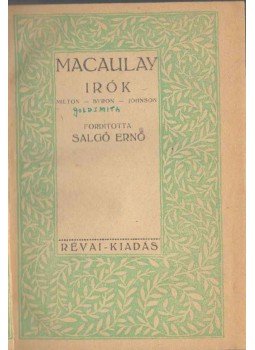Macaulay - Irók Macaulay - Irók, 0 antikvár könyv