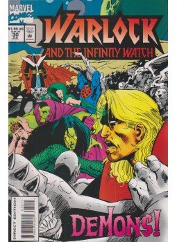 Starlin, Jim, Olliffe, Pat - Warlock and the Infinity Watch Vol. 1. No. 30. Starlin, Jim, Olliffe, Pat - Warlock and the Infinity Watch Vol. 1. No. 30., 1994 antikvár könyv