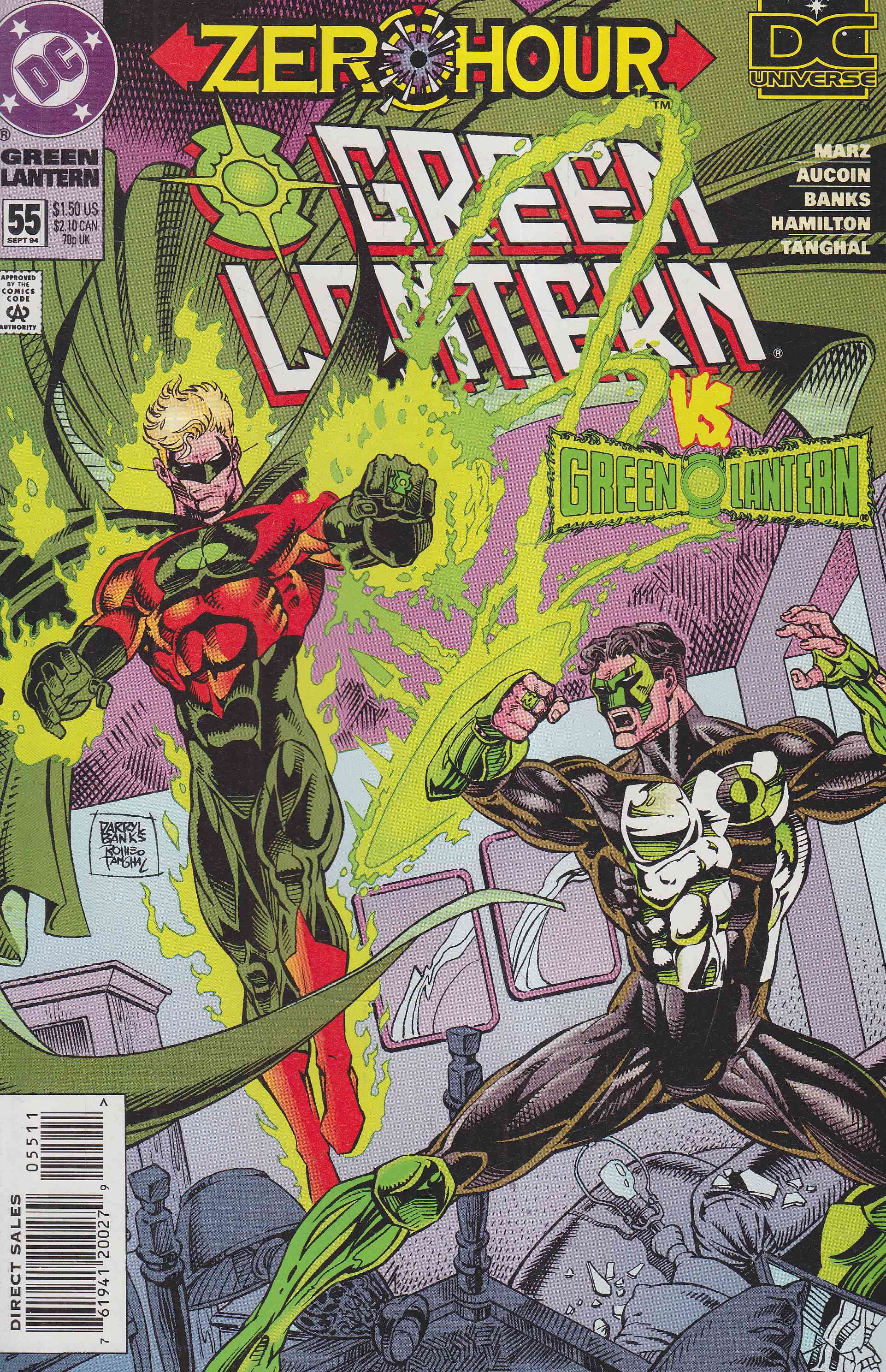 Marz, Ron, Banks, Darryl, Aucoin, Derec, Hamilton, Craig - Green Lantern 55. Marz, Ron, Banks, Darryl, Aucoin, Derec, Hamilton, Craig - Green Lantern 55., 1994 antikvár könyv