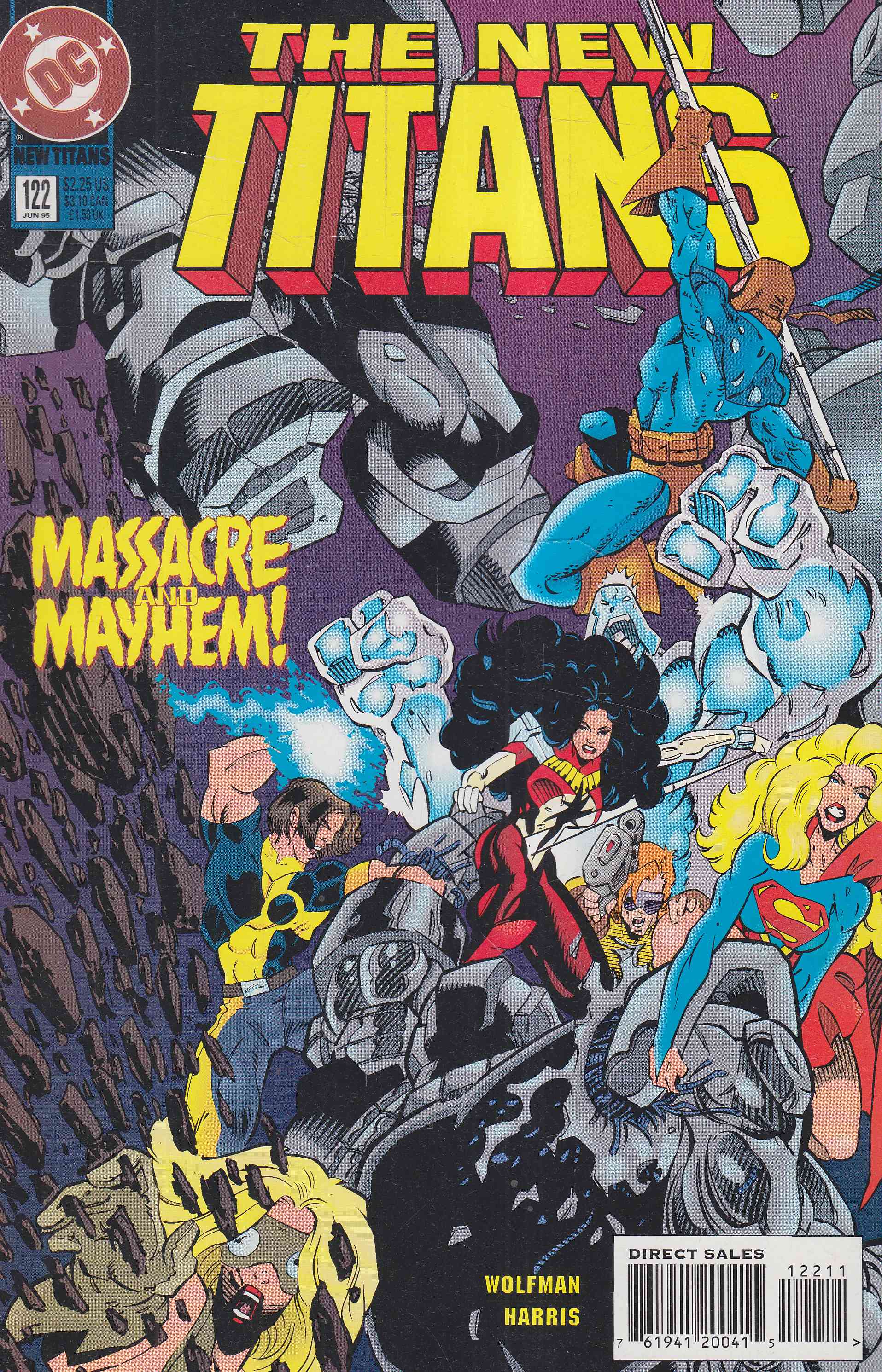 Wolfman, Marv, Finn Harris - The New Titans 122. Wolfman, Marv, Finn Harris - The New Titans 122., 1995 antikvár könyv