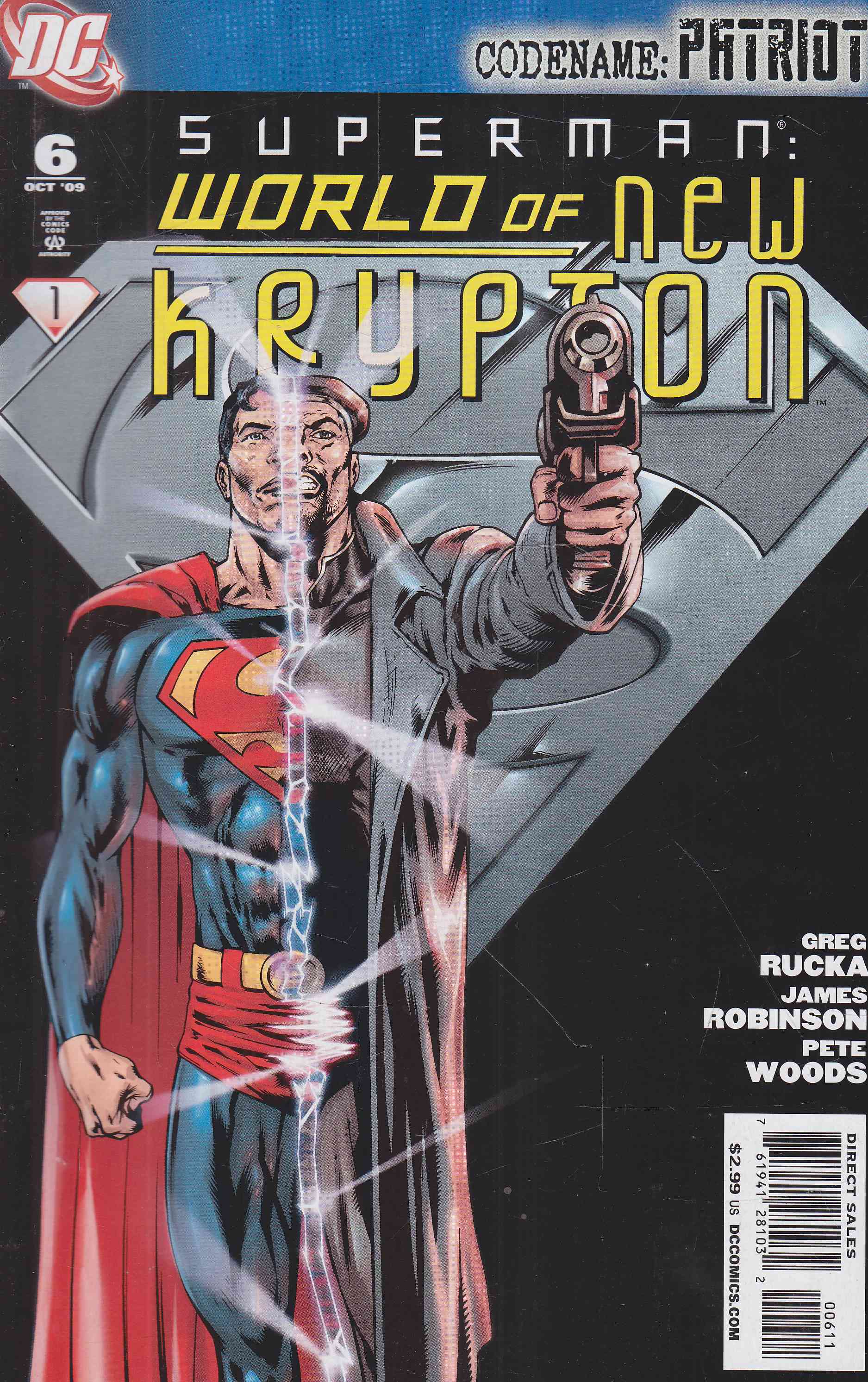 Greg Rucka, Robinson, James, Woods, Pete - Superman: World of New Krypton 6. Greg Rucka, Robinson, James, Woods, Pete - Superman: World of New Krypton 6., 2009 antikvár könyv