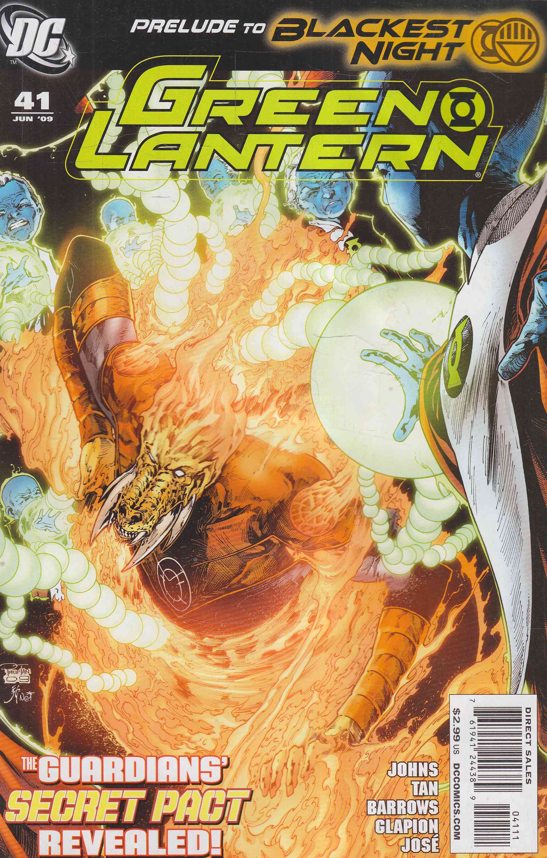 Johns, Geoff, Tan, Philip, Barrows, Eddy - Green Lantern 41. Johns, Geoff, Tan, Philip, Barrows, Eddy - Green Lantern 41., 2009 antikvár könyv