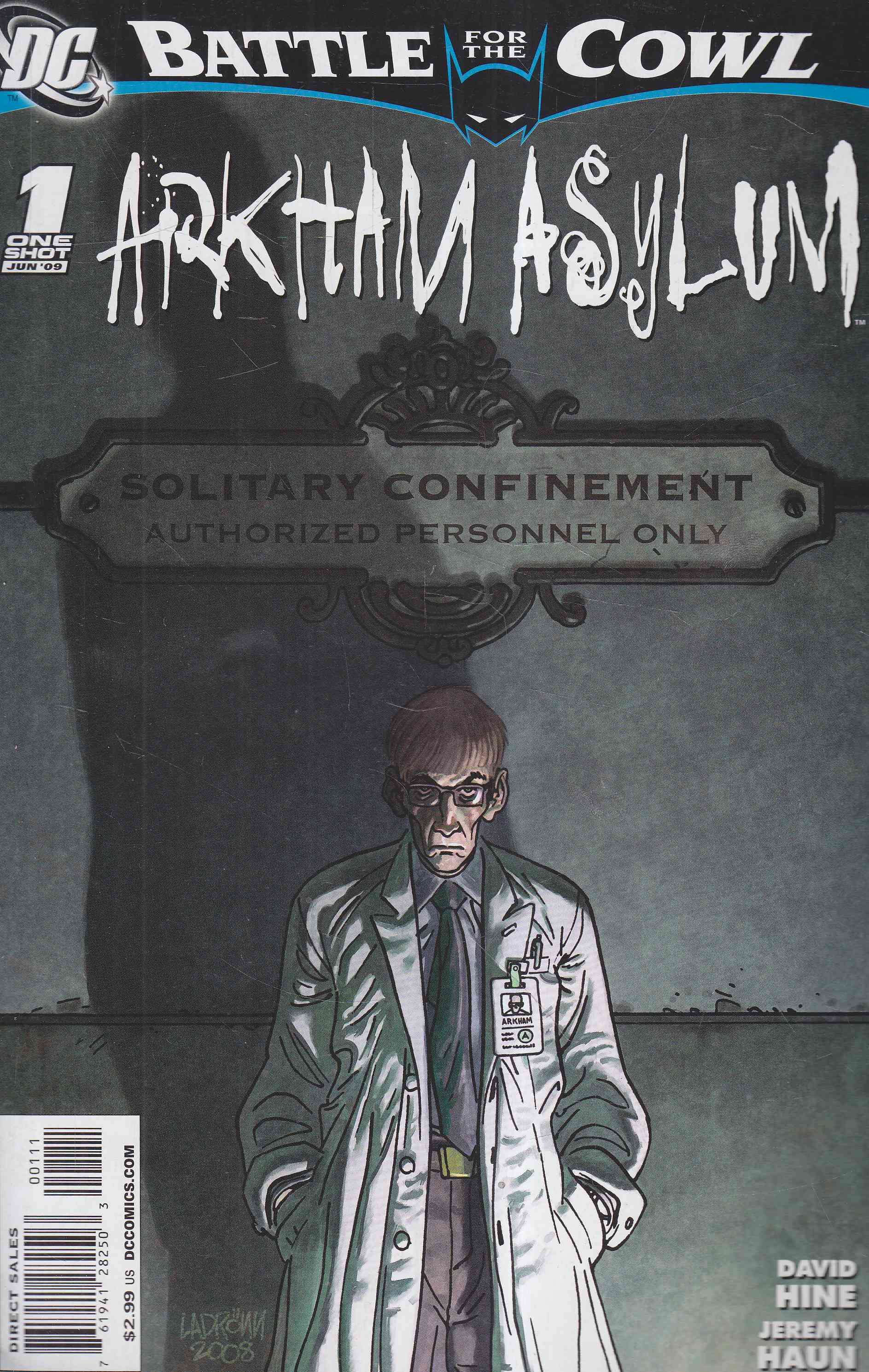 David Hine, Haun, Jeremy - Batman: Battle for the Cowl: Arkham Asylum 1. David Hine, Haun, Jeremy - Batman: Battle for the Cowl: Arkham Asylum 1., 2009 antikvár könyv