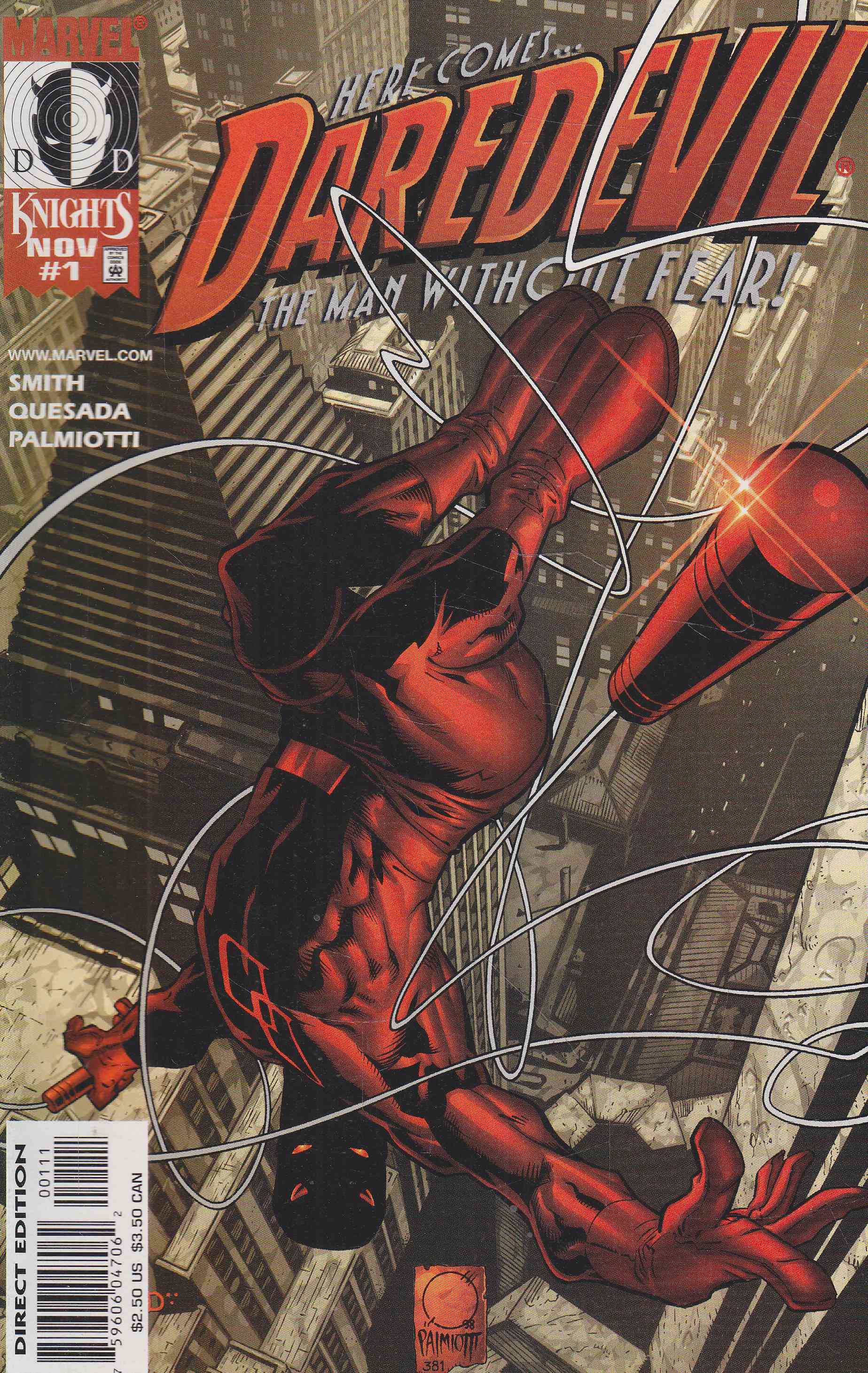 Smith, Kevin, Quesada, Joe - Daredevil Vol. 2. No. 1. Smith, Kevin, Quesada, Joe - Daredevil Vol. 2. No. 1., 1998 antikvár könyv