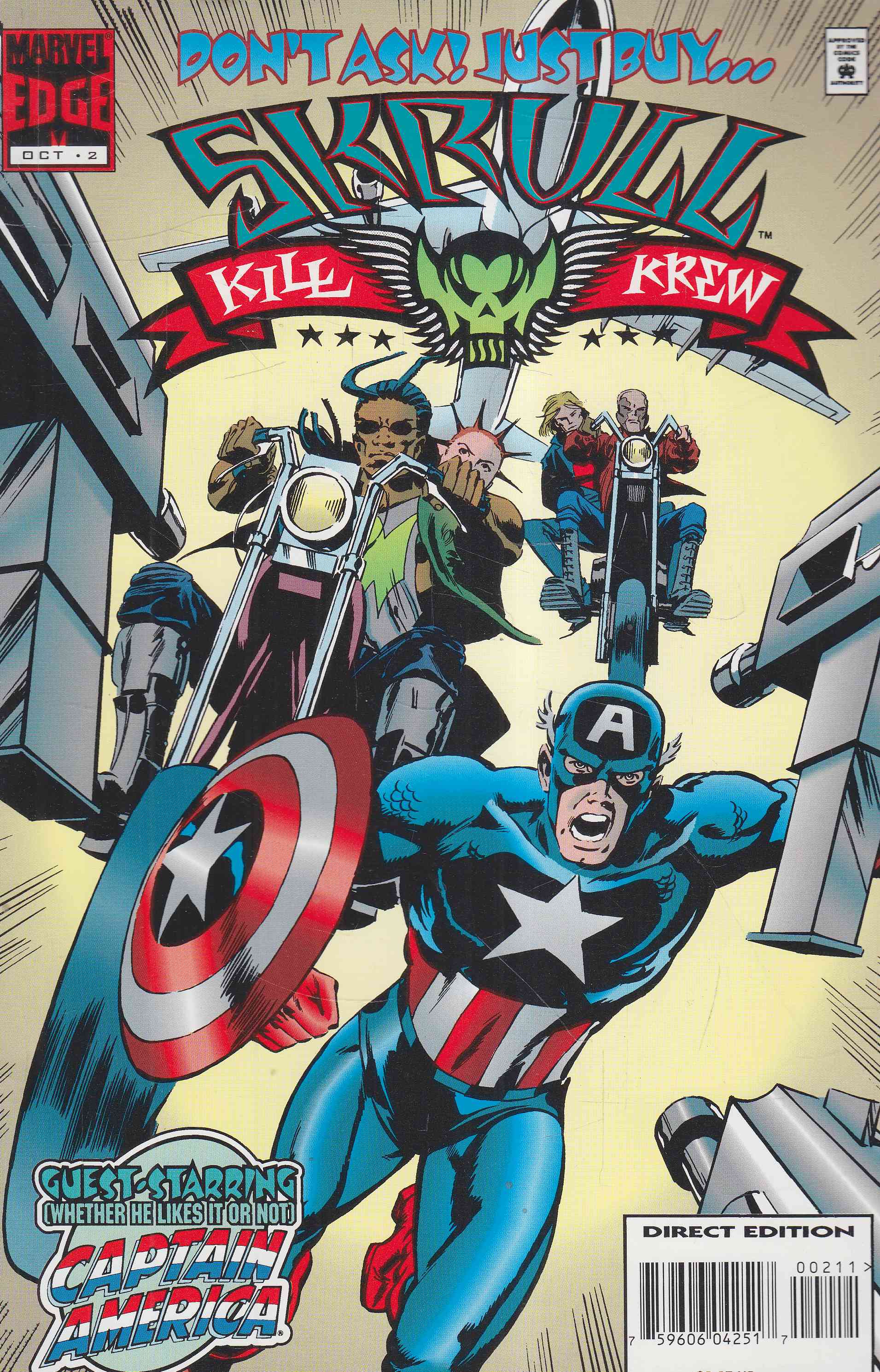 Morrison, Grant, Millar, Mark, Yeowell, Steve - Skrull Kill Krew Vol. 1. No. 2. Morrison, Grant, Millar, Mark, Yeowell, Steve - Skrull Kill Krew Vol. 1. No. 2., 1995 antikvár könyv