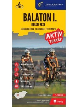 Cartographia - Balaton I. Keleti rész aktív térkép, null 2017 antikvár könyv