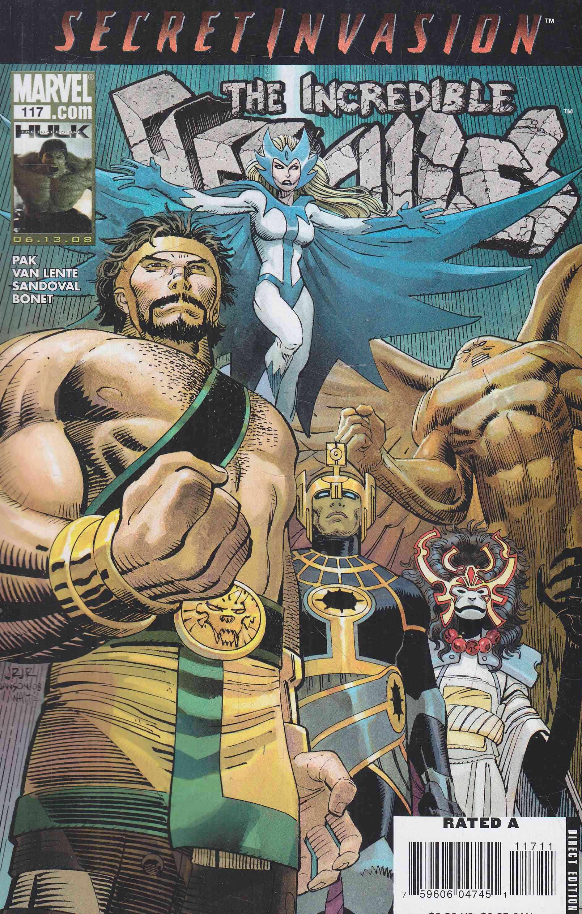 Pak, Greg, Fred Van Lente, Sandoval, Rafa - Incredible Hercules No. 117. Pak, Greg, Fred Van Lente, Sandoval, Rafa - Incredible Hercules No. 117., 2008 antikvár könyv