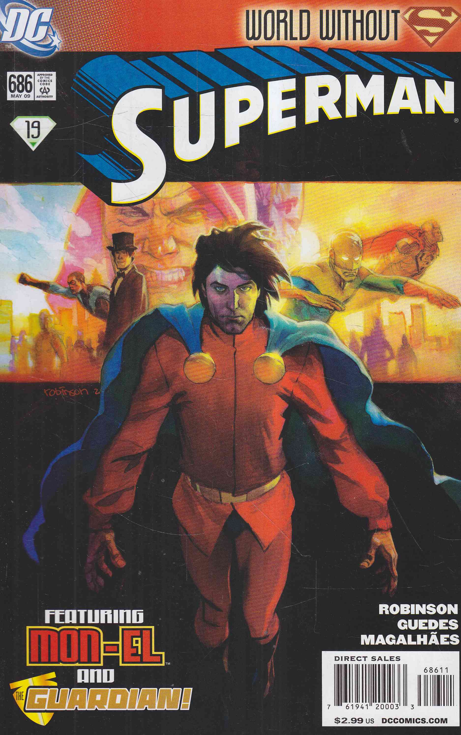 Robinson, James, Guedes, Renato - Superman 686. Robinson, James, Guedes, Renato - Superman 686., 2009 antikvár könyv