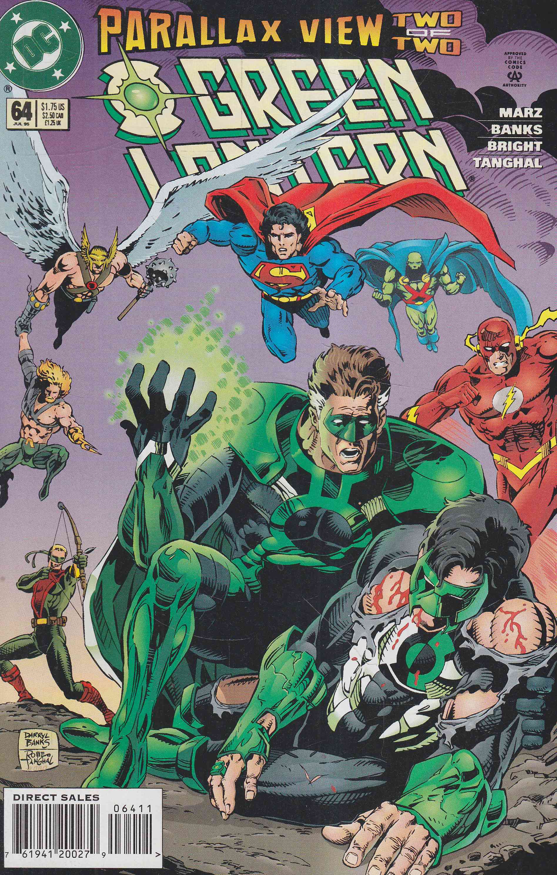 Marz, Ron, Banks, Darryl, Bright, Mark - Green Lantern 64. Marz, Ron, Banks, Darryl, Bright, Mark - Green Lantern 64., 1995 antikvár könyv