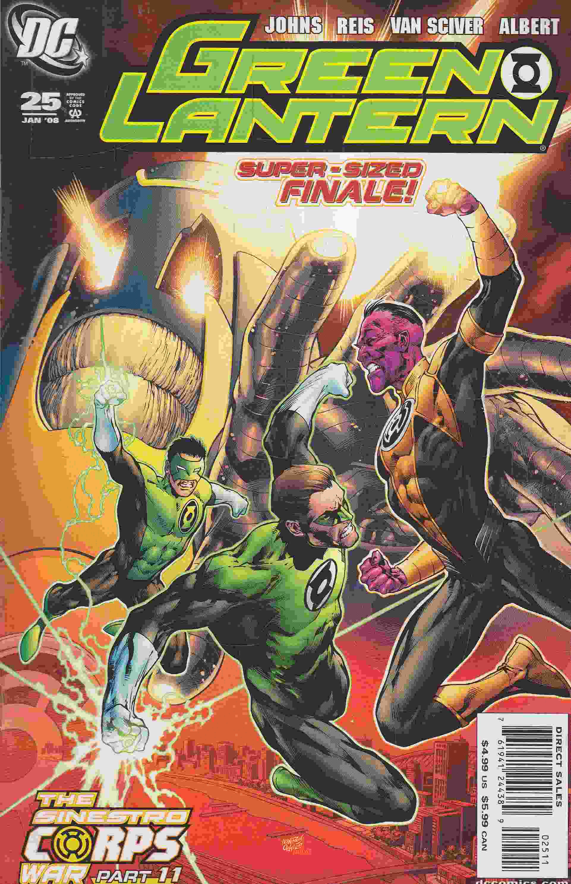 Geoff Johns, Reis, Ivan - Green Lantern 25. Geoff Johns, Reis, Ivan - Green Lantern 25., 2008 antikvár könyv