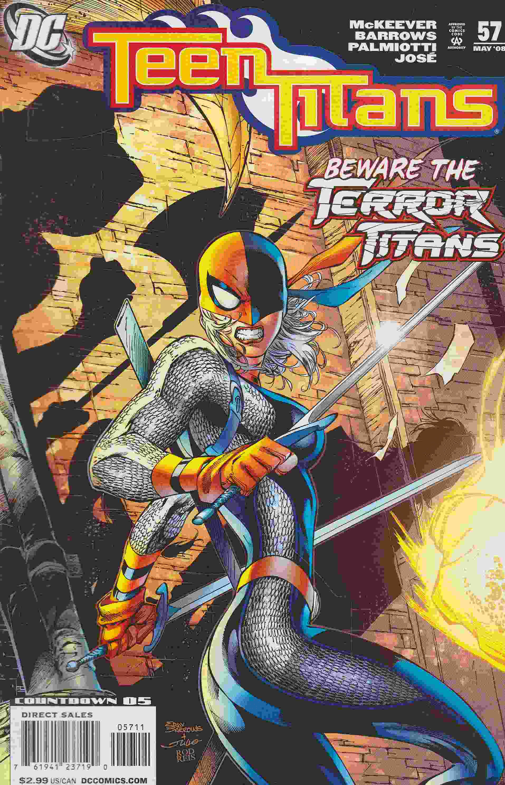 McKeever, Sean, Barrows, Eddy - Teen Titans 57. McKeever, Sean, Barrows, Eddy - Teen Titans 57., 2008 antikvár könyv