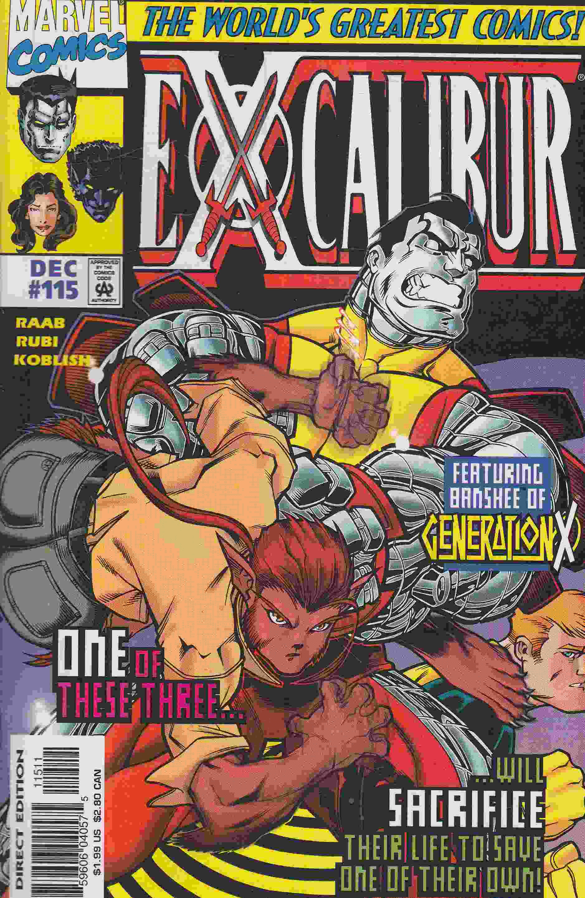 Raab, Ben, Rubi, Melvin - Excalibur Vol. 1. No. 115. Raab, Ben, Rubi, Melvin - Excalibur Vol. 1. No. 115., 1997 antikvár könyv