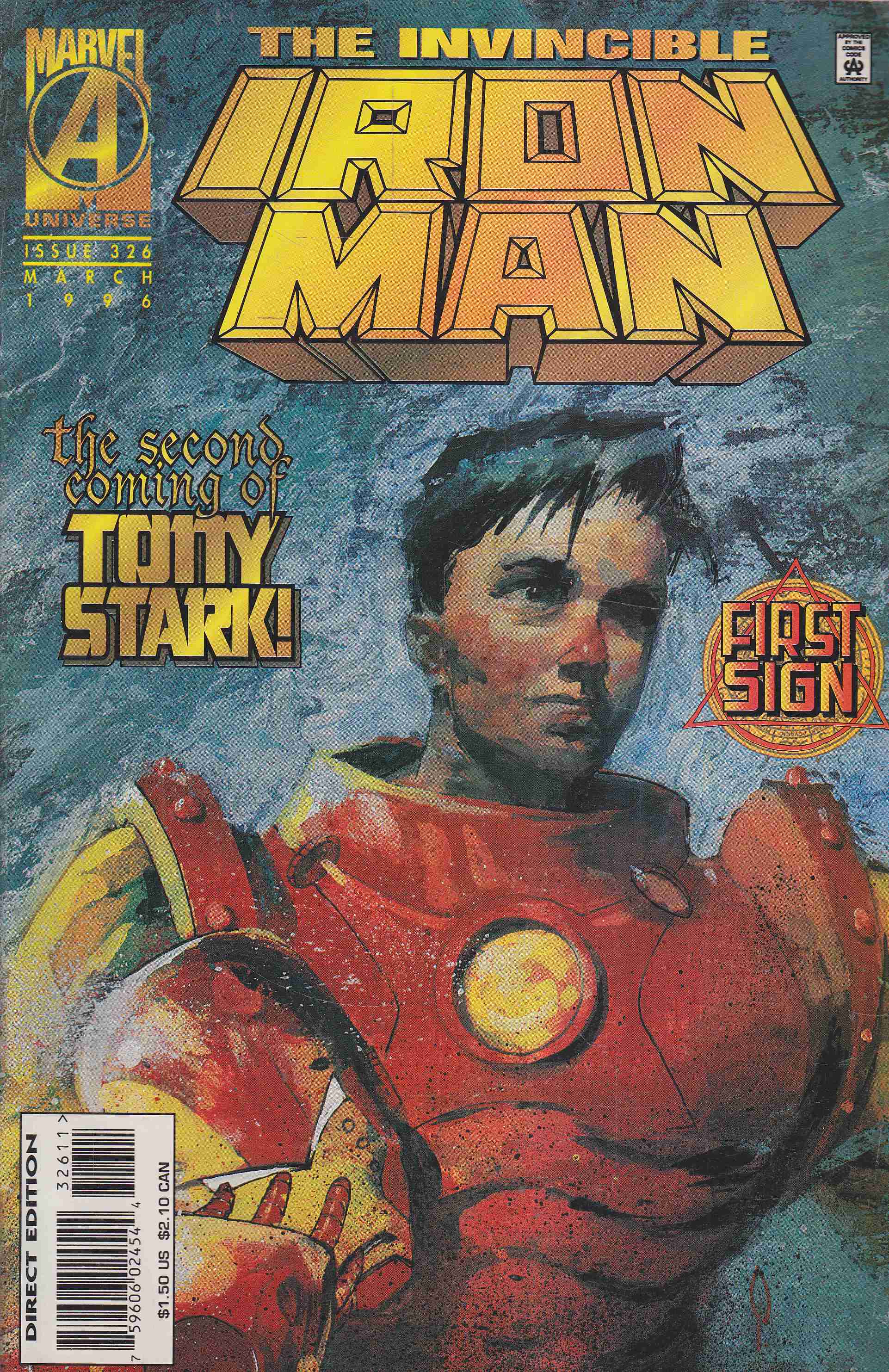 Kavanagh, Terry, Cheung, Jim, Collazo, Hector, Ellis, Steve - Iron Man Vol. 1. No. 326. Kavanagh, Terry, Cheung, Jim, Collazo, Hector, Ellis, Steve - Iron Man Vol. 1. No. 326., 1996 antikvár könyv