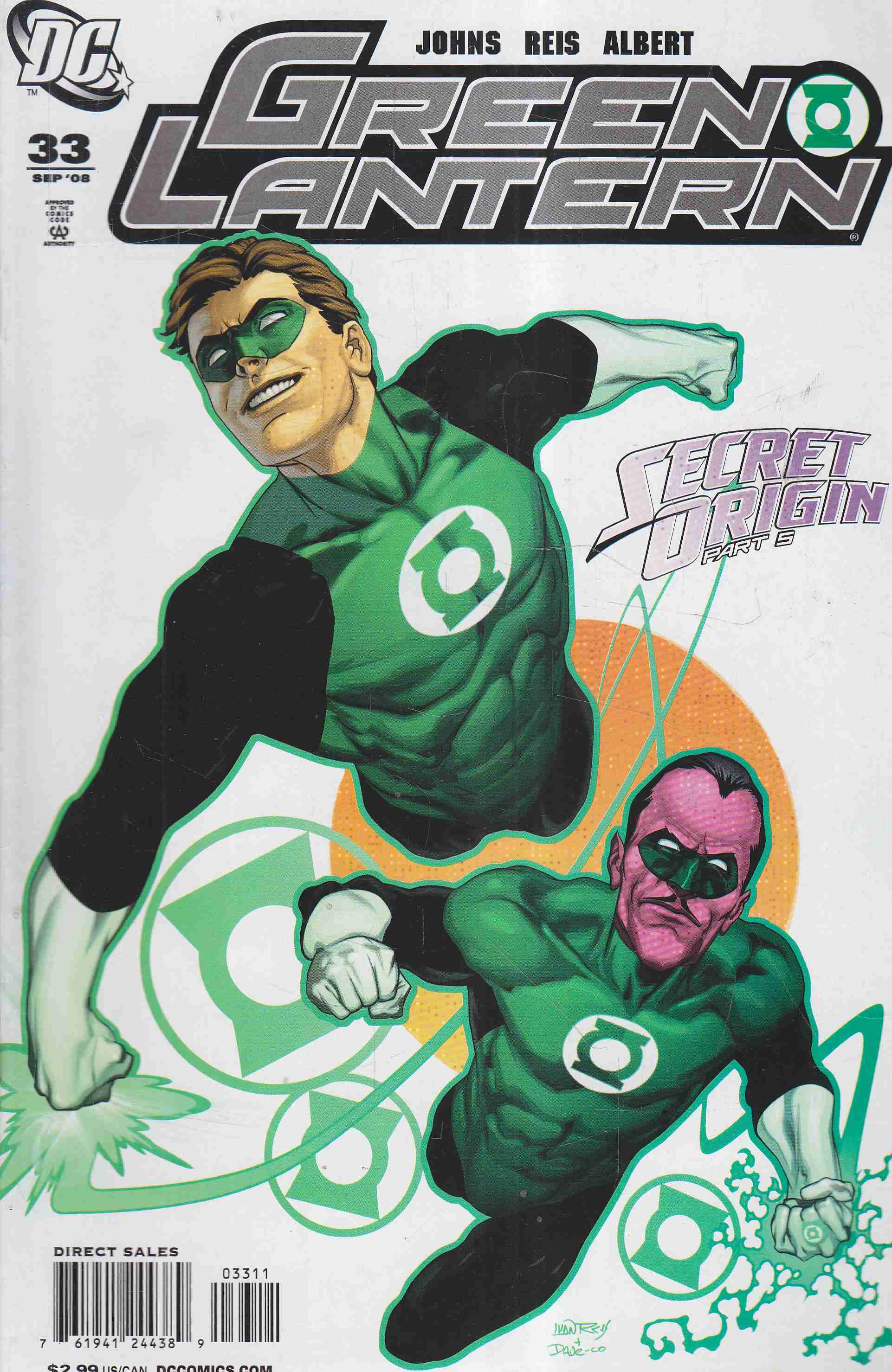 Johns, Geoff, Reis, Ivan - Green Lantern 33. Johns, Geoff, Reis, Ivan - Green Lantern 33., 2008 antikvár könyv