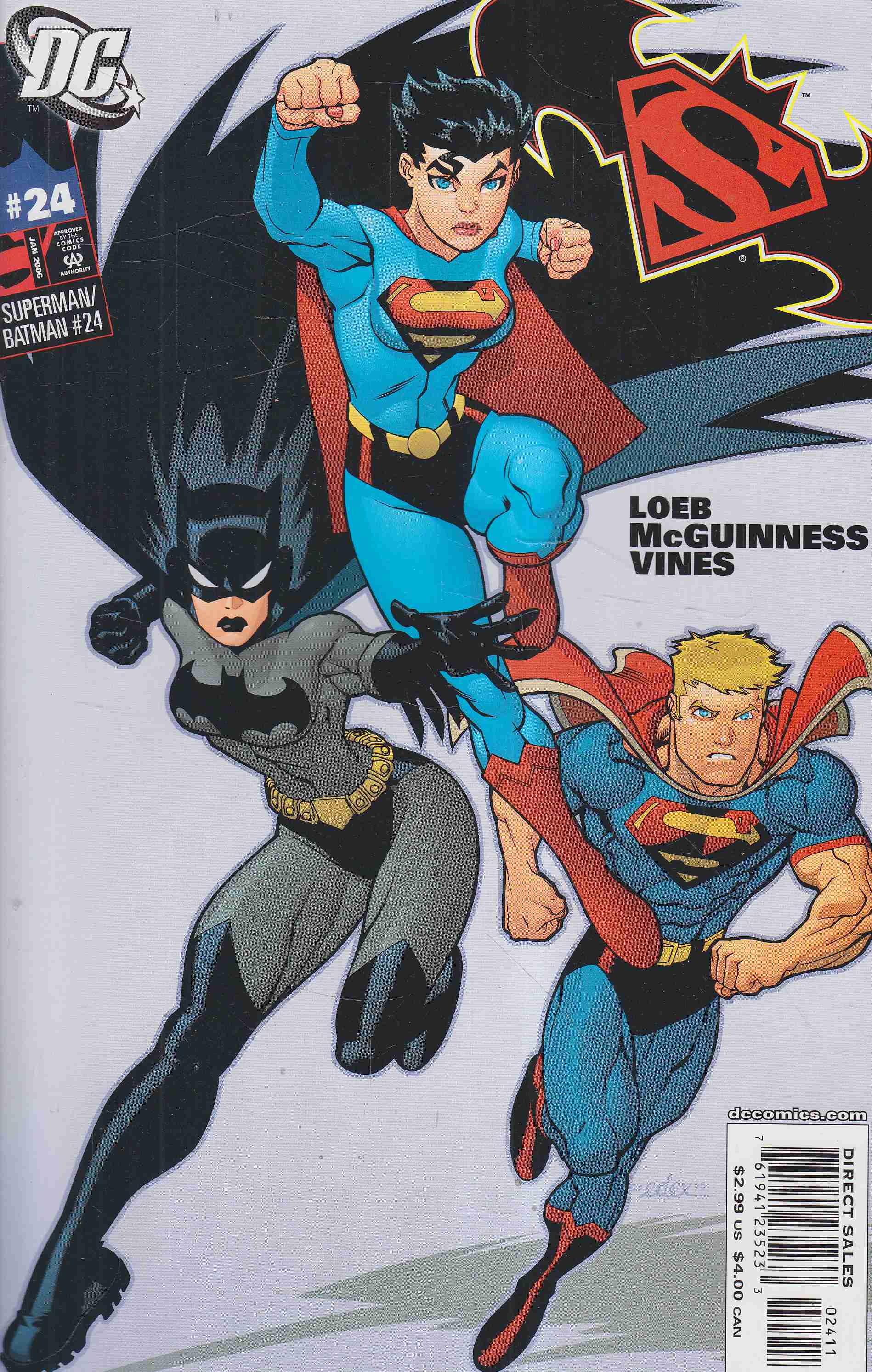 Loeb, Jeph, McGuiness, Ed - Superman/Batman 24. Loeb, Jeph, McGuiness, Ed - Superman/Batman 24., 2006 antikvár könyv