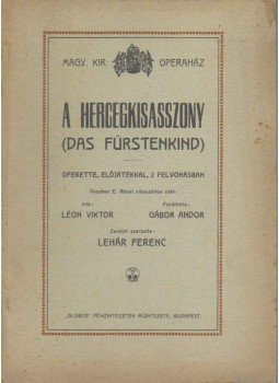 Léon Viktor - A hercegkisasszony (Das Fürstenkind), Budapest 0 antikvár könyv