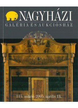  - Nagyházi Galéria és Aukciósház 115. aukció,  2005 antikvár könyv