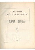 Arany János - Arany János prózai dolgozatai