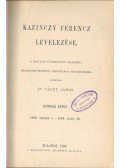 Váczy János - Kazinczy Ferencz levelezése VII.