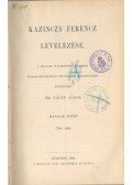 Váczy János - Kazinczy Ferencz levelezése II.