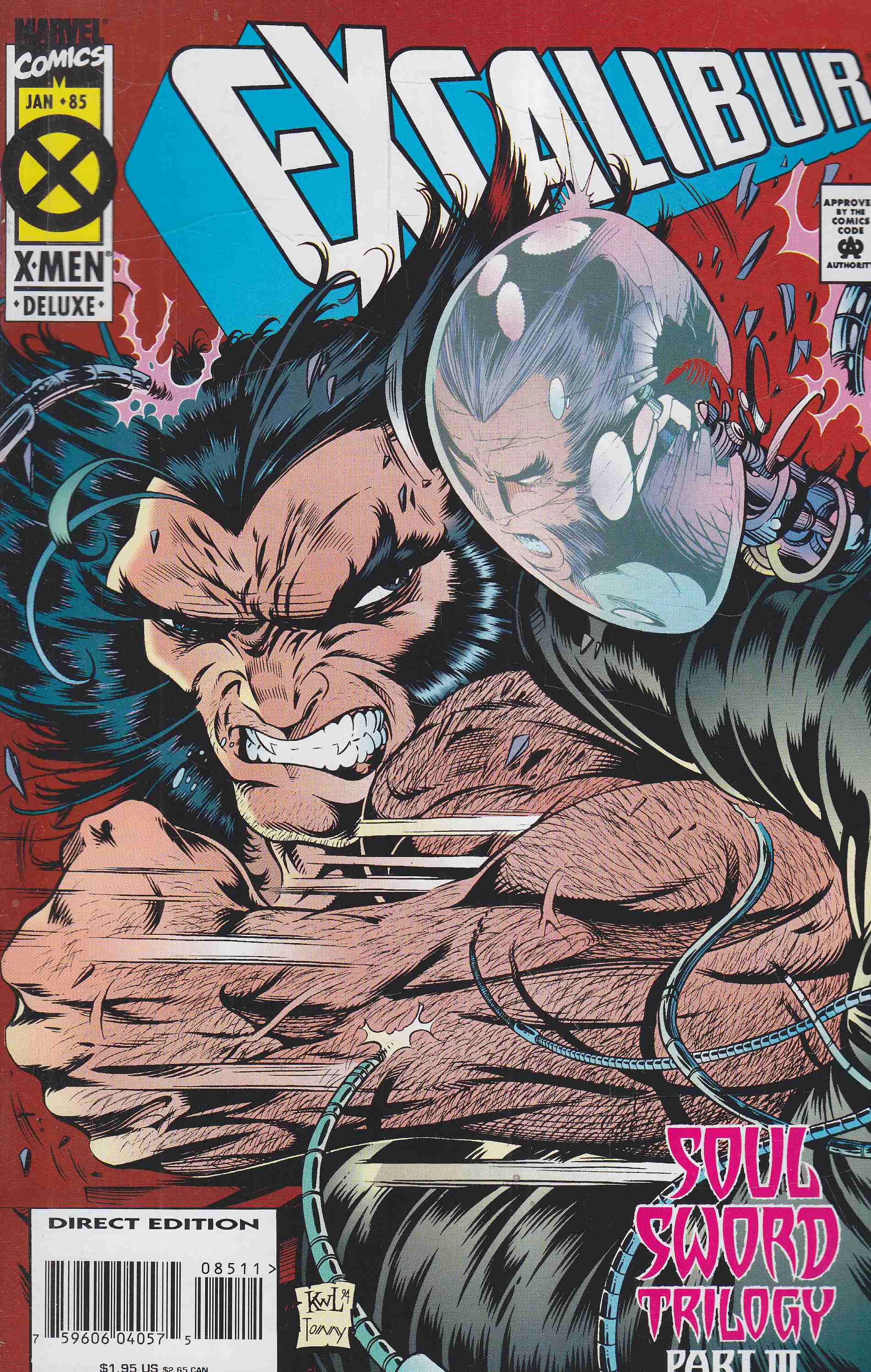 Ellis, Warren, Lashley, Ken - Excalibur Vol. 1. No. 85. Ellis, Warren, Lashley, Ken - Excalibur Vol. 1. No. 85., 1995 antikvár könyv