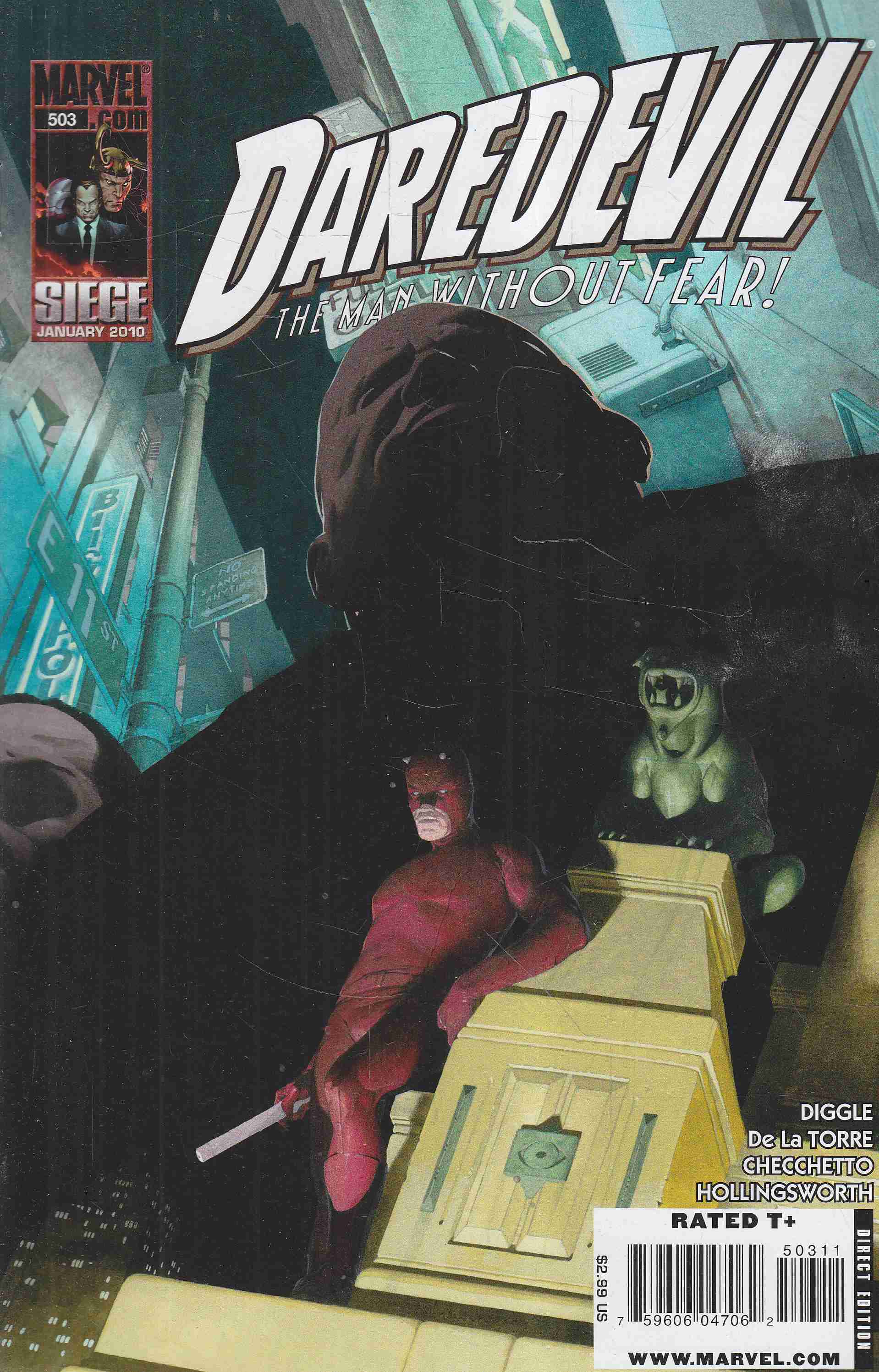 Andy Diggle, Roberto De La Torre, Checchetto, Marco - Daredevil No. 503. Andy Diggle, Roberto De La Torre, Checchetto, Marco - Daredevil No. 503., 2010 antikvár könyv
