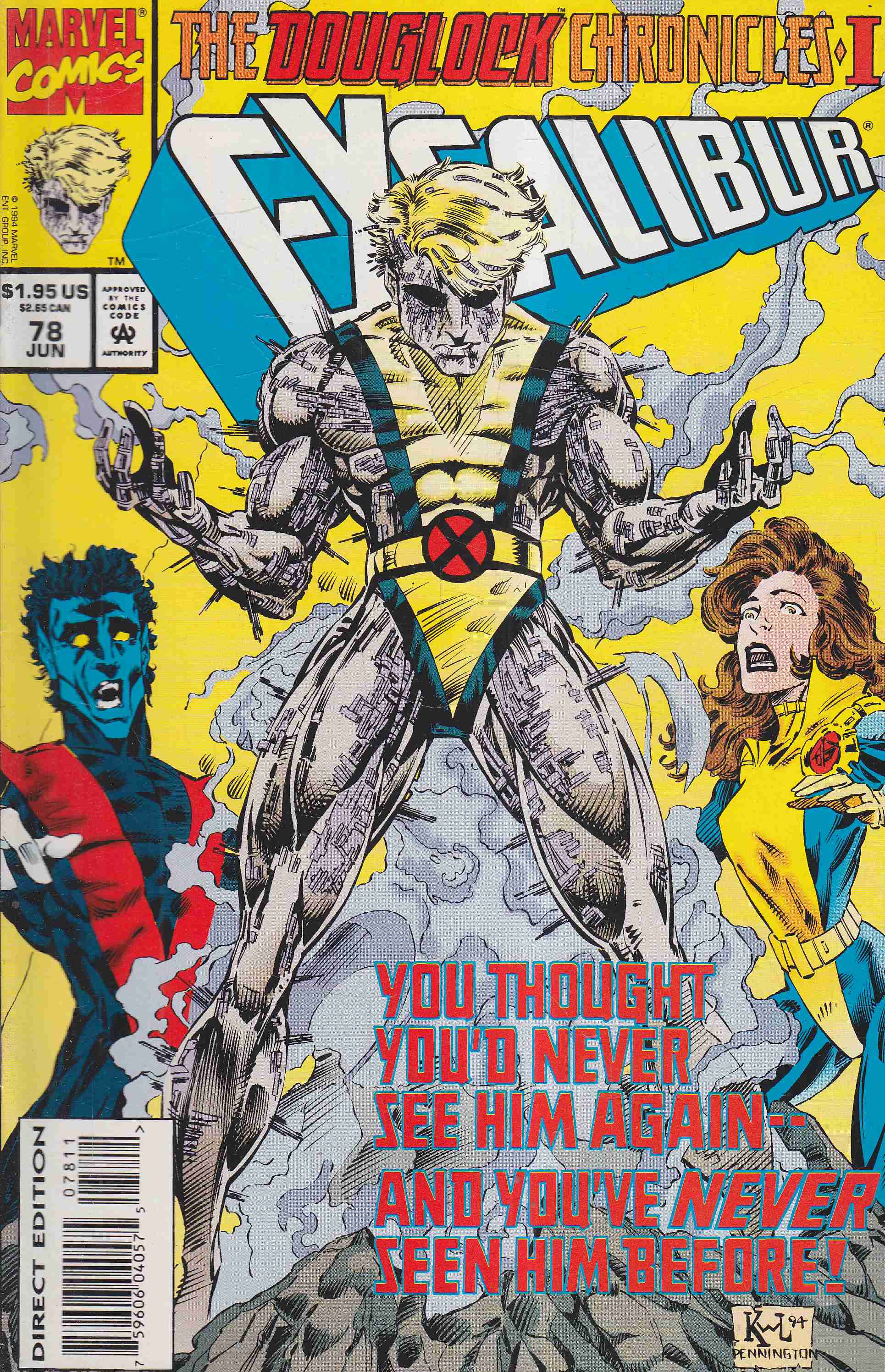 Lobdell, Scott, Cooper, Chris, Royle, John - Excalibur Vol. 1. No. 78. Lobdell, Scott, Cooper, Chris, Royle, John - Excalibur Vol. 1. No. 78., 1994 antikvár könyv
