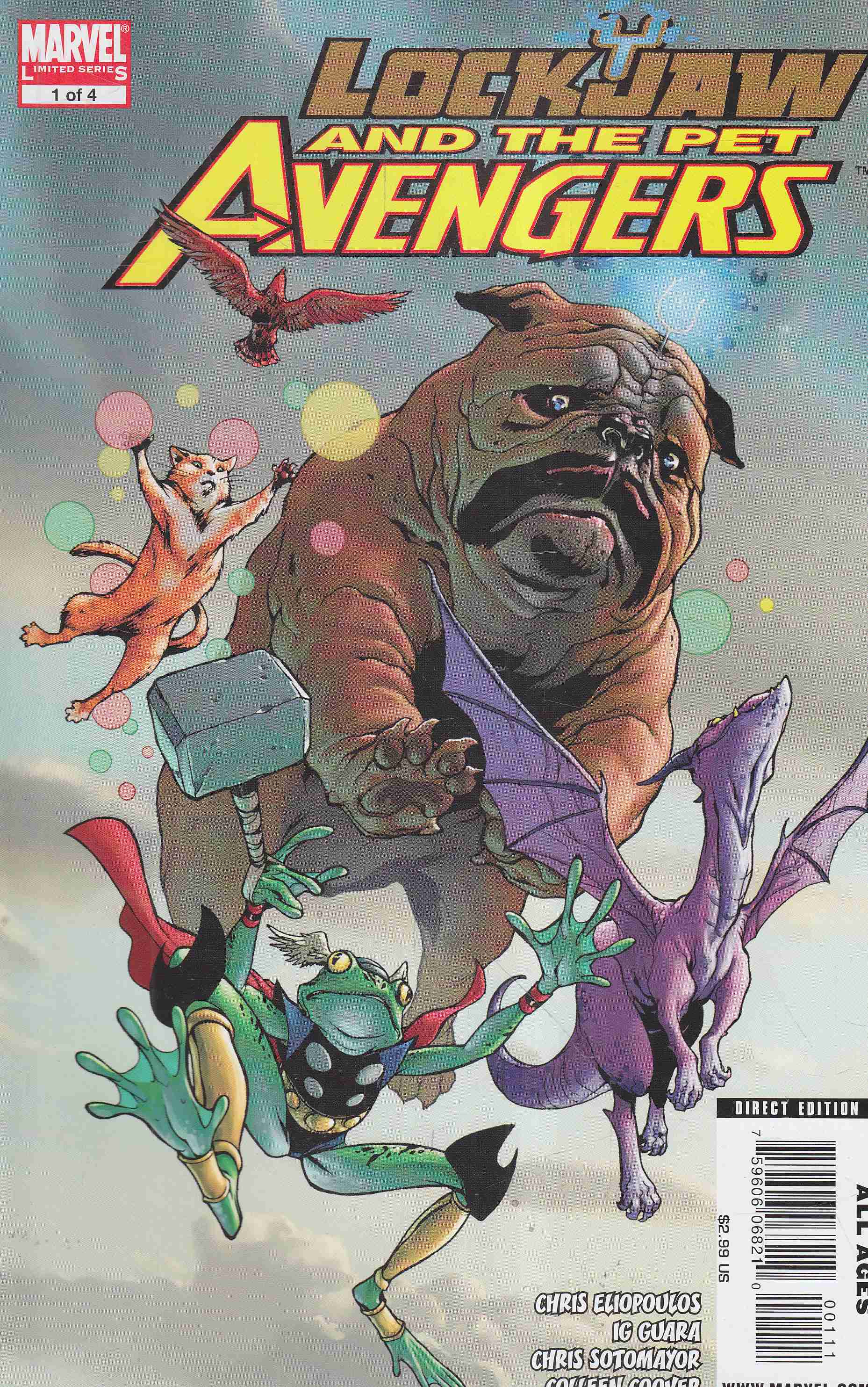 Chris Eliopoulos, Guara, Ig - Lockjaw and the Pet Avengers Chris Eliopoulos, Guara, Ig - Lockjaw and the Pet Avengers, 2009 antikvár könyv