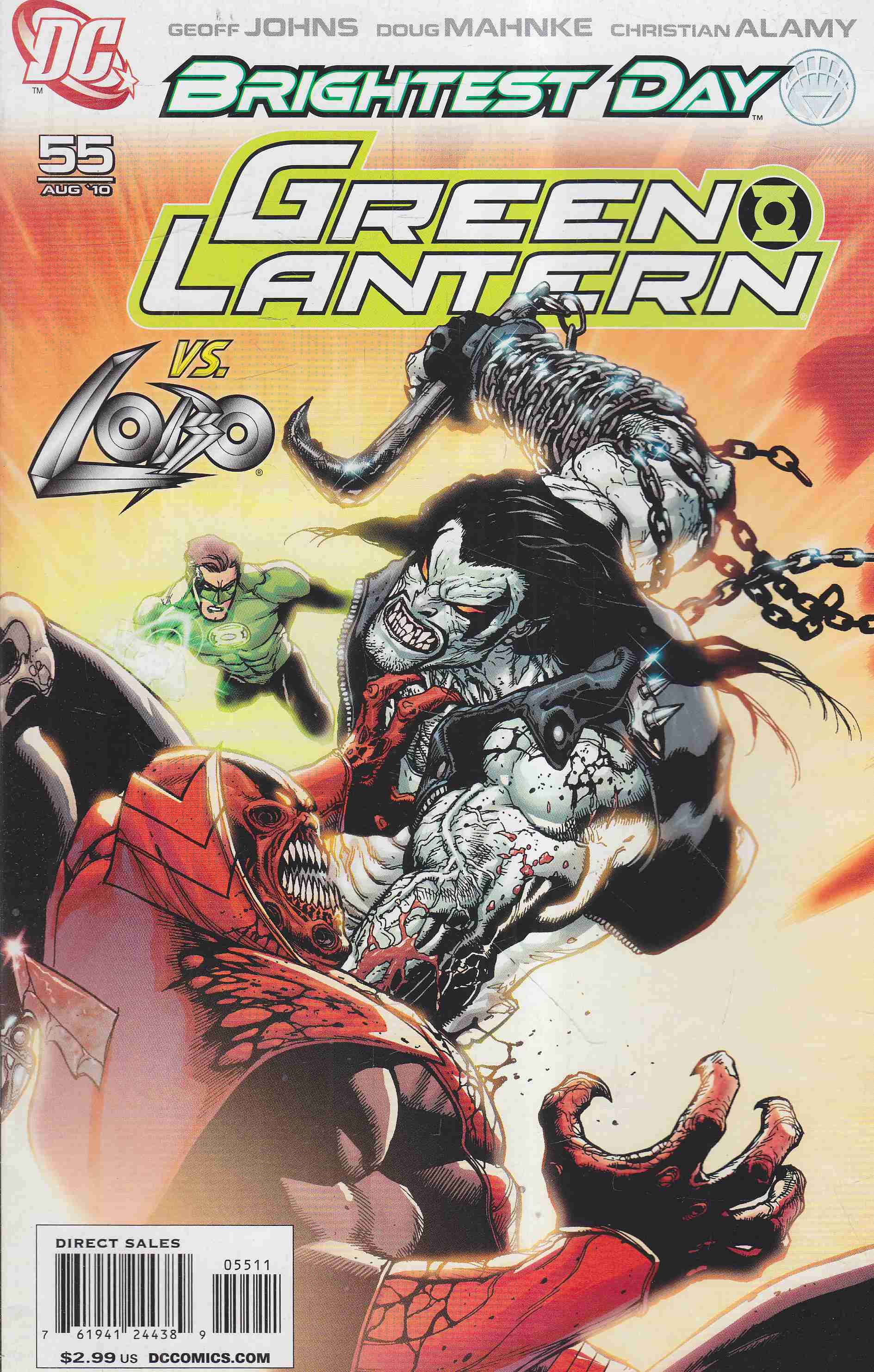 Johns, Geoff, Mahnke, Doug - Green Lantern 55. Johns, Geoff, Mahnke, Doug - Green Lantern 55., 2010 antikvár könyv