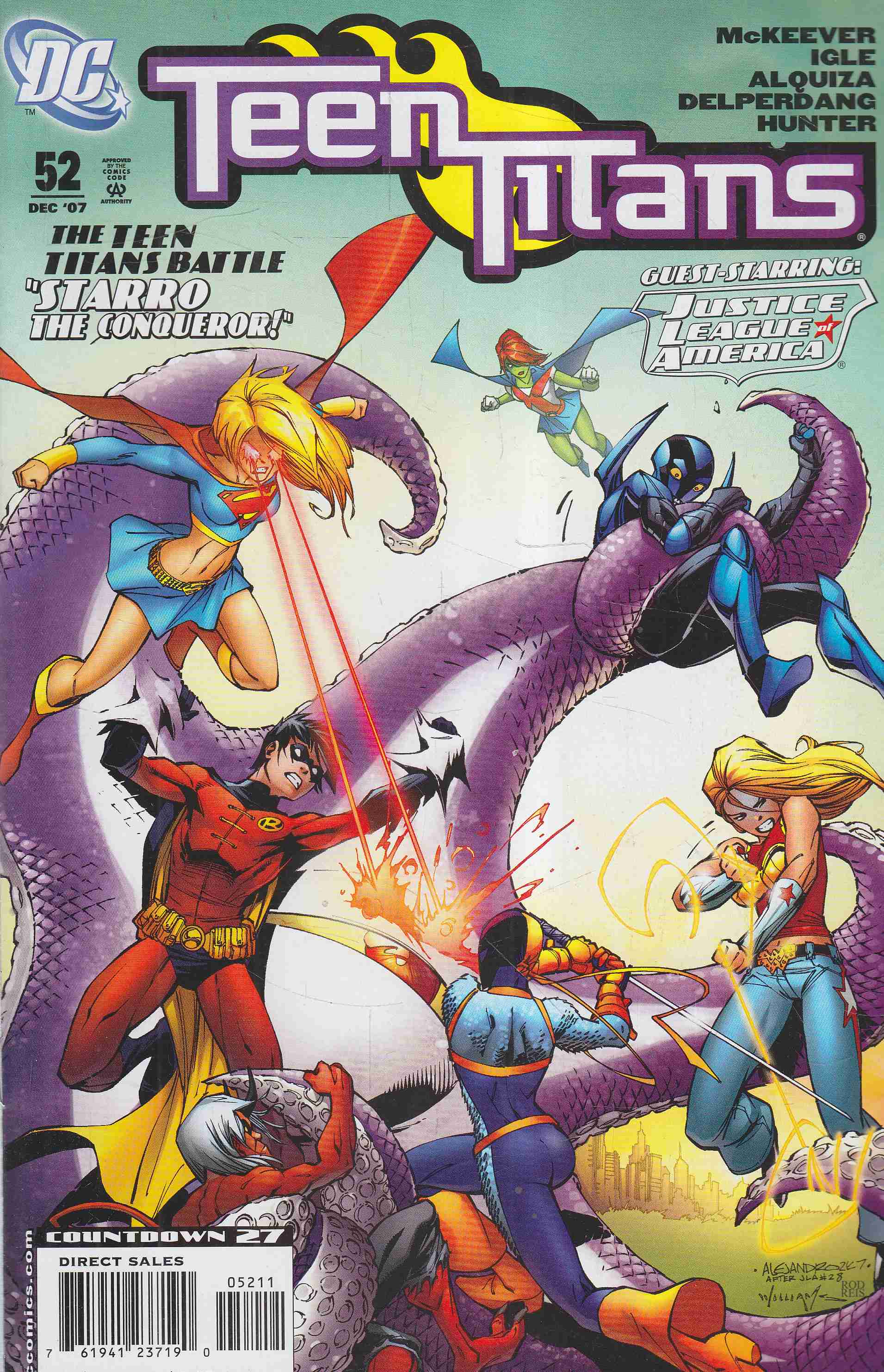 McKeever, Sean, Igle, Jamal - Teen Titans 52. McKeever, Sean, Igle, Jamal - Teen Titans 52., 2007 antikvár könyv