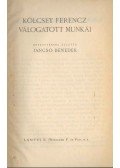 Kölcsey Ferenc - Kölcsey Ferencz válogatott munkái