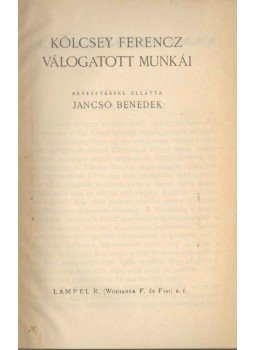 Kölcsey Ferenc - Kölcsey Ferencz válogatott munkái,  0 antikvár könyv