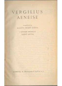 Vergilius - Vergilius Aeneise,  0 antikvár könyv