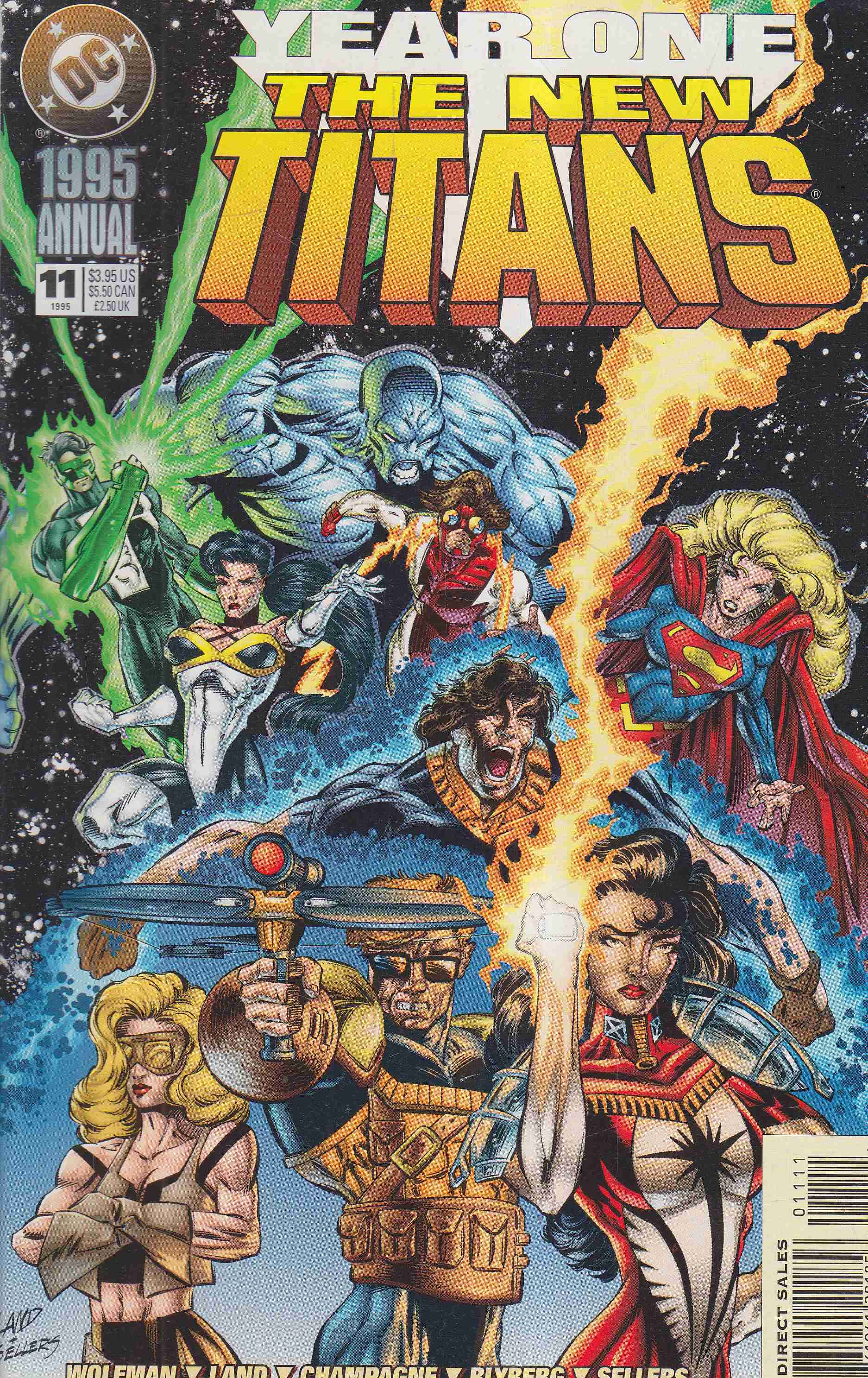 Wolfman, Marv, Land, Greg - The New Titans Annual 11. Wolfman, Marv, Land, Greg - The New Titans Annual 11., 1995 antikvár könyv