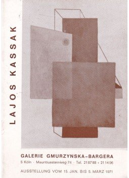  - Retrospektive Lajos Kassak 1887-1967,  1971 antikvár könyv
