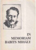 Vadas Ferenc - In Memoriam Babits Mihály