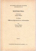 Farkas Miklós,Sonkoly Pál - Matematika VI. - Differenciálgeometria és vektoranalízis