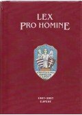 Vizváry Vilmos szerk. - Lex Pro Homine