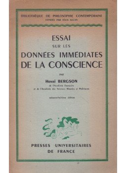 Bergson, Henri - Essai sur les données immédiates de la conscience, Paris 1948 antikvár könyv