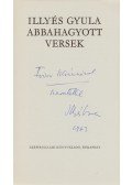 Illyés Gyula - Abbahagyott versek (Dedikált)